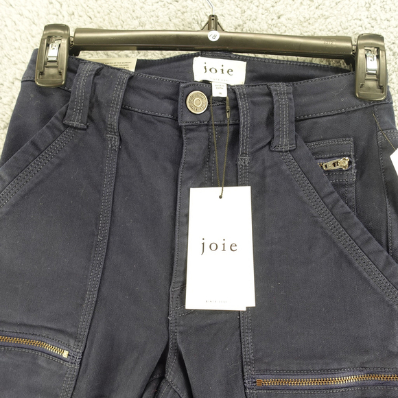 JOIE High Rise Park Skinny G Black Size 26 - Picture 6 of 13